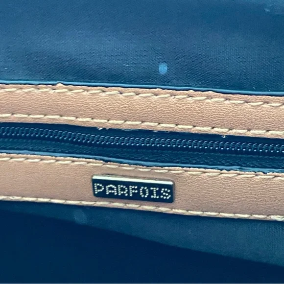 Snakeskin brown leather purse - Picture 4 of 5